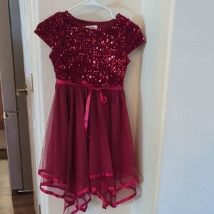 Speechless Red Sequin Dress
